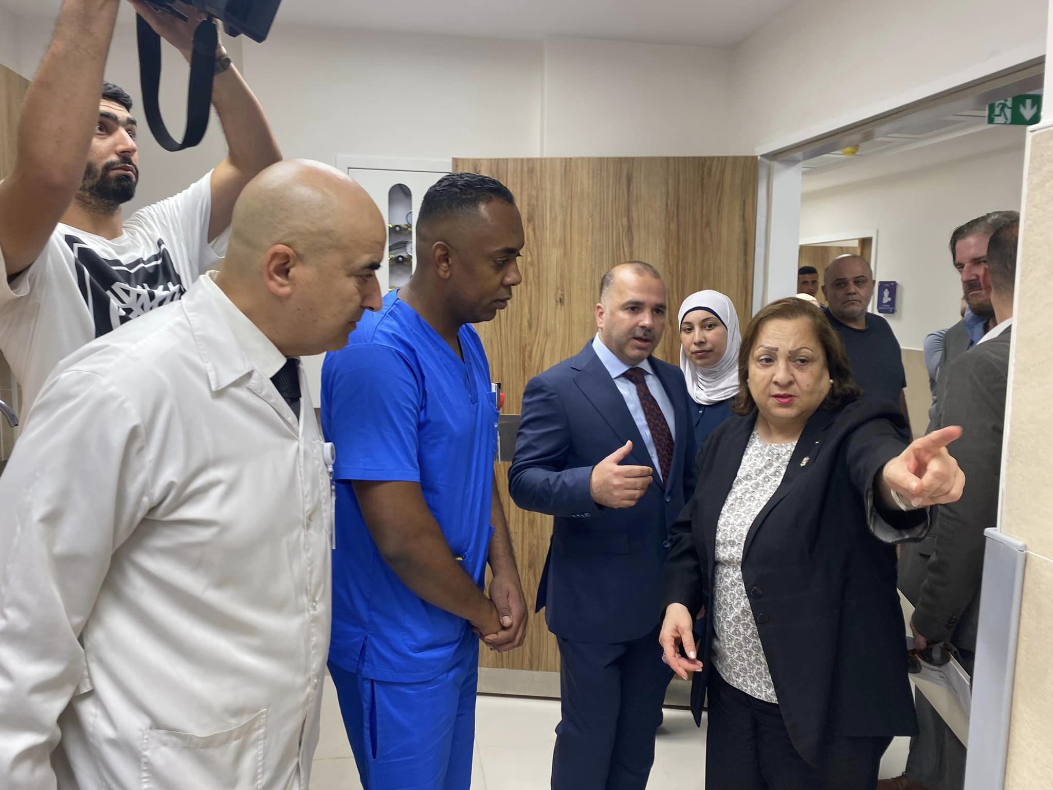 من افتتاح قسم الطوارئ في مستشفى جنين. (تصوير ثائر أبو بكر/وفا)